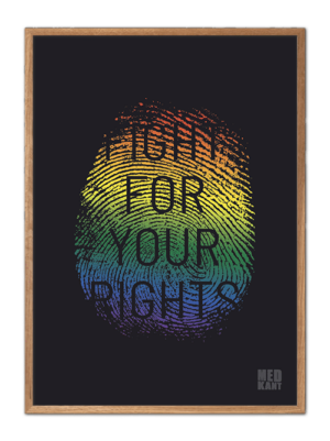Fight for your rights - Fingeraftryk, plakater med stærke budskaber