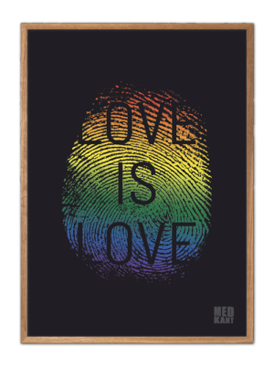 Love is love - Fingeraftryk, plakater med stærke budskaber