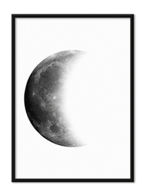 plakater, natur plakat, måne plakat, design plakat, sort hvid plakat